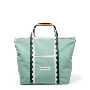 Business & Pleasure Co. The Holiday Cooler Tote Bag Rivie Green $119 Retail